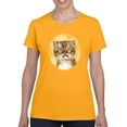 thumbnail image 1 of Ugly Cat T-Shirt Women -Kayomi Harai Designs, Female Small, 1 of 4