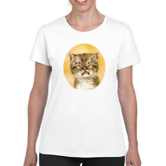 Ugly Cat T-Shirt Women -Kayomi Harai Designs, Female x-Large