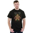 thumbnail image 1 of Ugly Christmas Bite Me Gingerbread Man Plus Size Crewneck Graphic Tee Shirt Brisco Brands 3X, 1 of 5