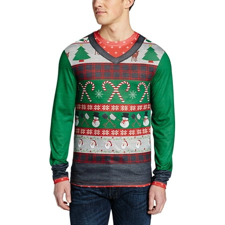 Ugly Christmas Candy Canes Adult Halloween Costume