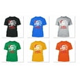 thumbnail image 1 of Ugly Christmas Ho Ho Smile Its Christmas Printed T-shirt Short Sleeve T-Shirt Soft and Comfy Shirt, Lightweight Shirt Color Irish Green Medium, 1 of 3