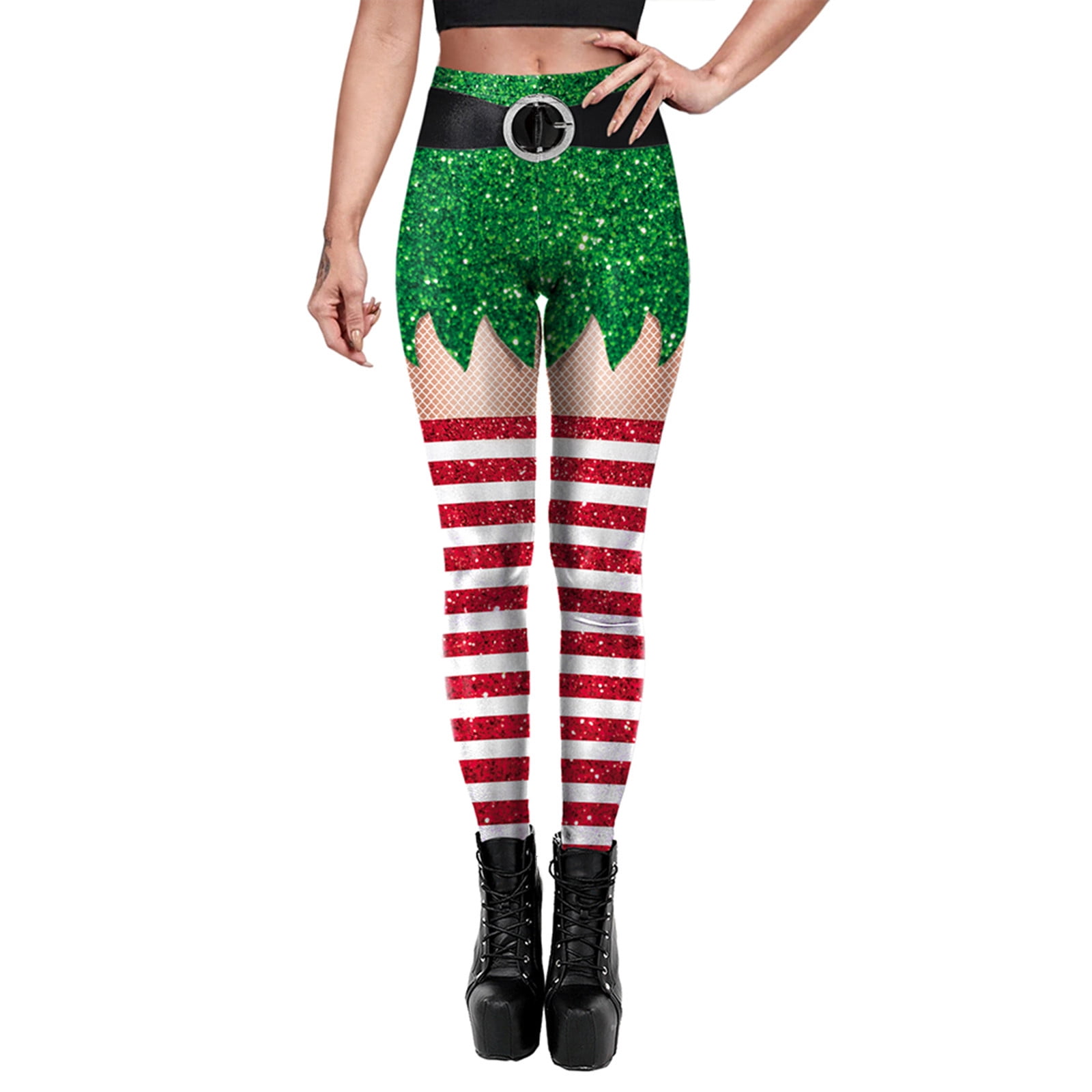 Crazy christmas leggings hotsell