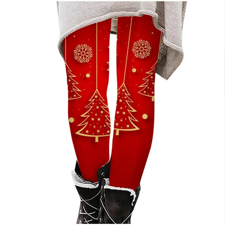 Ladies holiday leggings sales
