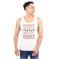 thumbnail image 1 of Ugly Christmas Lights Lets Get Lit Tank Top T Shirts Men Women Brisco Brands L, 1 of 5