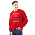 thumbnail image 1 of Ugly Christmas Lights Lets Get Lit Unisex Plus Size Sweatshirt Brisco Brands 2X, 1 of 6