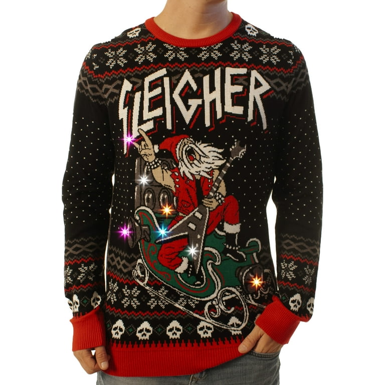 Ugly Christmas Party Light Up Knitted Ugly Christmas Sweater for