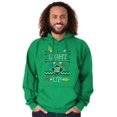thumbnail image 1 of Ugly Christmas Pattern Light it Up Hoodie Sweatshirt Women Men Brisco Brands S, 1 of 6