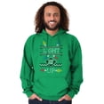 thumbnail image 1 of Ugly Christmas Pattern Light it Up Unisex Plus Fleece Graphic Hoodie Brisco Brands 3X, 1 of 5
