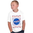 thumbnail image 1 of Ugly Christmas Pattern NASA Logo Crewneck T Shirts Boy Girl Teen Brisco Brands S, 1 of 6