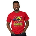 thumbnail image 1 of Ugly Christmas Pattern PACMAN Holiday Men's Graphic T Shirt Tees Brisco Brands X, 1 of 6