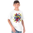 thumbnail image 1 of Ugly Christmas Pixel PACMAN Snowflake Crewneck T Shirts Boy Girl Teen Brisco Brands M, 1 of 6