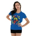 thumbnail image 1 of Ugly Christmas Pixel PACMAN Snowflake Women's T Shirt Ladies Tee Brisco Brands L, 1 of 5
