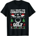 thumbnail image 1 of Ugly Christmas Shirts Men's Dry Fit Golf Xmas Holiday Gifts T-Shirt, 1 of 3