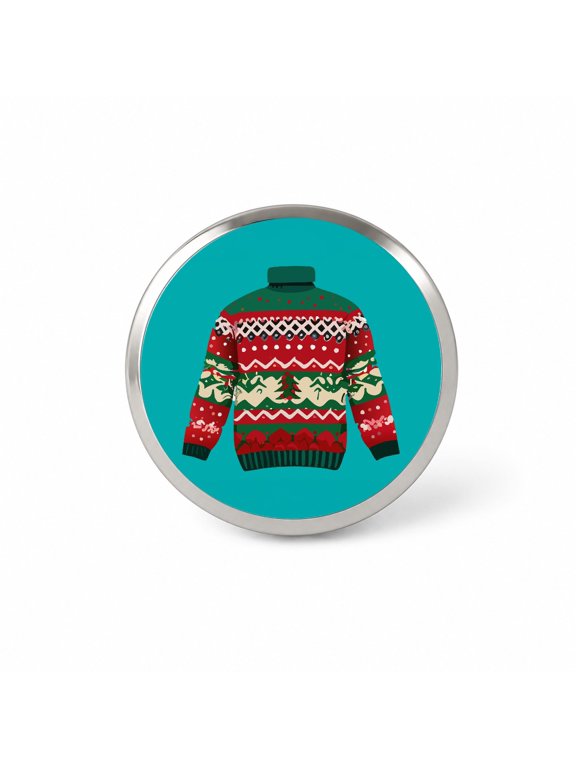 Ugly Christmas Sweater Backpack Hat Novelty Lapel Pin