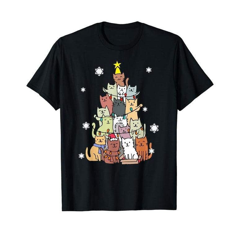 Ugly Christmas Sweater Cat Tree - Funny Xmas Cat Gift T-Shirt Ugly Christmas Sweater Cat Tree - Funny Xmas Cat Gift T-Shirt