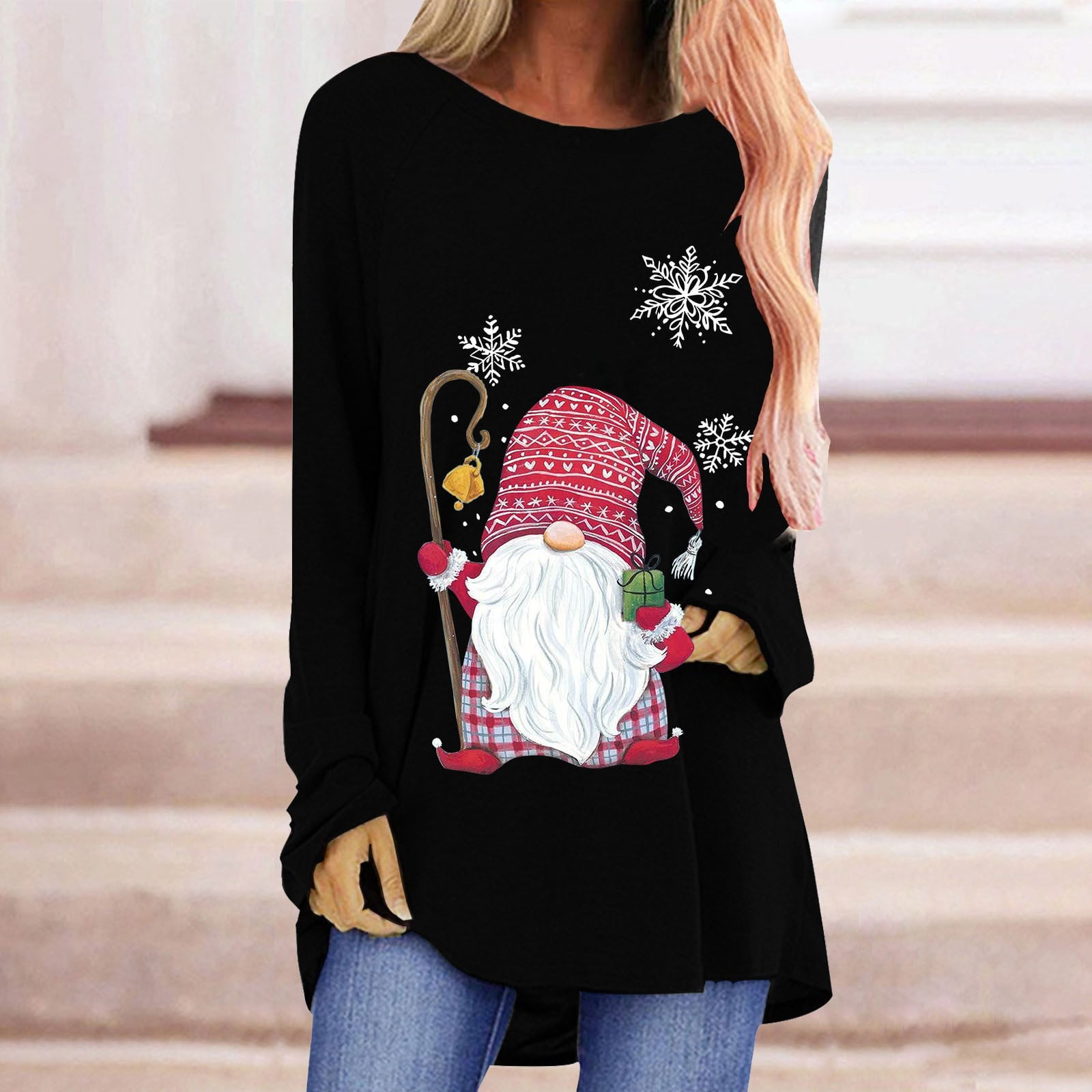 Walmart plus size top ugly christmas sweater