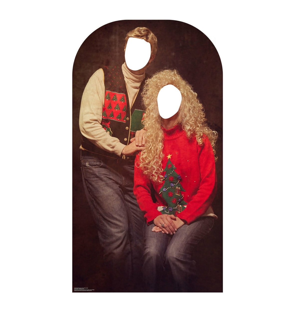Christmas sweater with hole sale