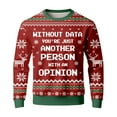 thumbnail image 1 of Christmas Sweater Funny Christmas Sweatshirt for Men (Red L), 1 of 4