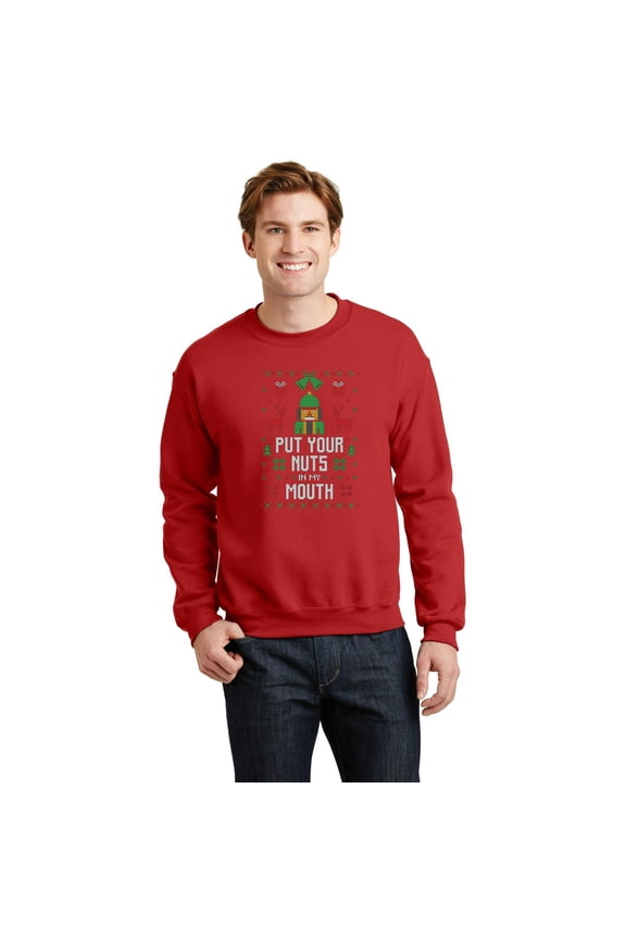 Ugly Christmas Sweater Funny Nutcracker Holiday Graphic - Durable Stitching SW4761 Unisex Sweatshirt, Up to Size 5XL