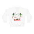 thumbnail image 1 of Ugly Christmas Sweater, Let's Get Lit Funny Sweatshirt, 1 of 9