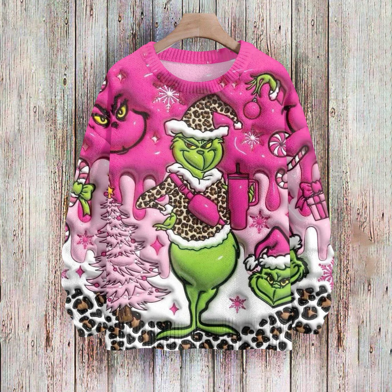 Ugly Christmas Sweater Women Grinch Wweater Ugly Sweater Christmas