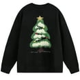 thumbnail image 1 of Ugly Christmas Sweater Women Xmas Tree Pattern Cute Winter Holiday Knit Sweaters Oversized Crewneck Casual Pullover Tops, 1 of 4