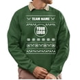 thumbnail image 1 of Ugly Christmas Sweater, Xmas Holiday Mens Womens, Funny Santa Sweatshirt, Custom Baseball Team Ugly Christmas Sweater, 1 of 5