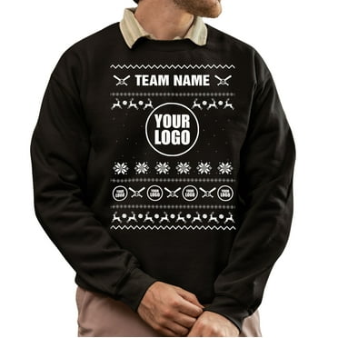 Ugly Christmas Sweater, Xmas Holiday Mens Womens, Funny Santa Sweatshirt, Custom Baseball Team Ugly Christmas Sweater