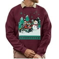 thumbnail image 1 of Ugly Christmas Sweater, Xmas Holiday Mens Womens, Funny Santa Sweatshirt, Funny Santa Riding Motobike Ugly Christmas Sweater, 1 of 5