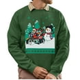 thumbnail image 1 of Ugly Christmas Sweater, Xmas Holiday Mens Womens, Funny Santa Sweatshirt, Funny Santa Riding Motobike Ugly Christmas Sweater, 1 of 5