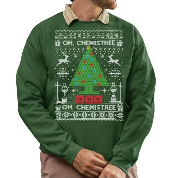 Ugly Christmas Sweater, Xmas Holiday Mens Womens, Funny Santa Sweatshirt, Tree Dachshund Ugly Christmas Sweatshirt Womens Mens