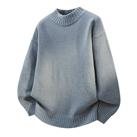 Ugly Christmas Sweaters For Men Knit Sweater Coat Semi Turtle Neck Pullover Soft Warm Winter Casual Long Sleeve Oversized Top Comfortable Fall Season