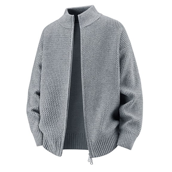 Ugly Christmas Sweaters For Men Sweater Coat Winter Warm Knit Cardigan Long Sleeve Stand Collar Casual Outwear Stylish Pullover For Fall And Spring