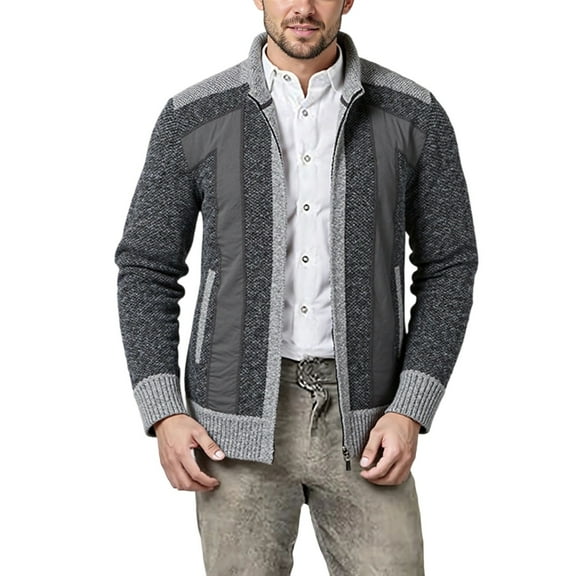 Christmas Sweaters For Men Cardigans Casual Cardigan Knitwear Stylish Zippered Sweater For Men Comfortable And Lightweight Layering Jacket For Everyday Wear And Outdoor Activities