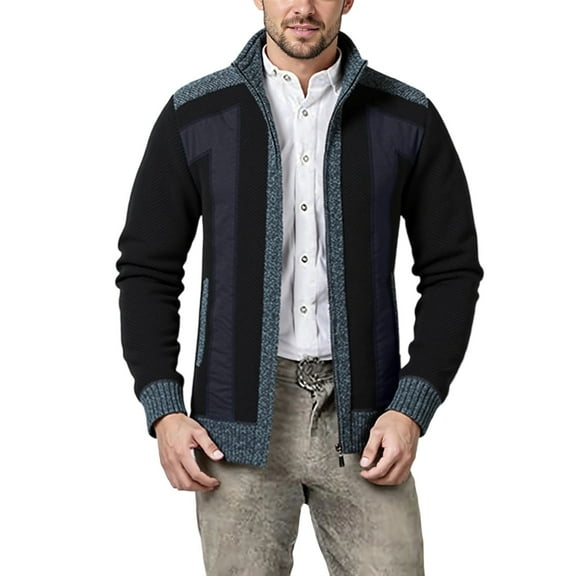 Christmas Sweaters For Men Cardigans Casual Cardigan Knitwear Stylish Zippered Sweater For Men Comfortable And Lightweight Layering Jacket For Everyday Wear And Outdoor Activities
