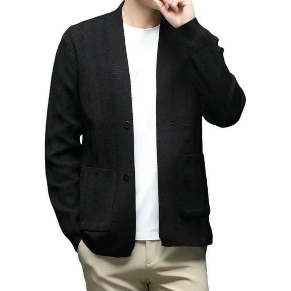 Christmas Sweaters For Men Knit Sweater Coat Shawl Collar Casual Long Sleeve Cardigan With Applique Patchwork And Jacquard Pockets For Outdoor Fall Winter Wear