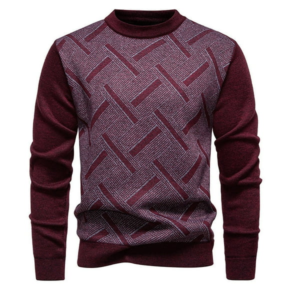 Ugly Christmas Sweaters For Men Winter Sweater Coat Lined Thick Knit Pullover Warm Thermal Casual Long Sleeve Shirt Jacket Soft Comfortable Outdoor Indoor Wear