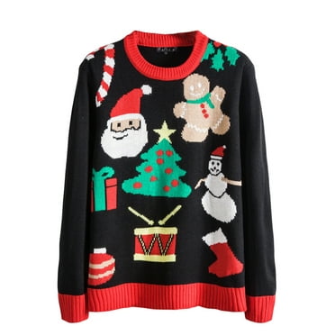 Multicolor Men's Ugly Christmas Sweater - Walmart.com