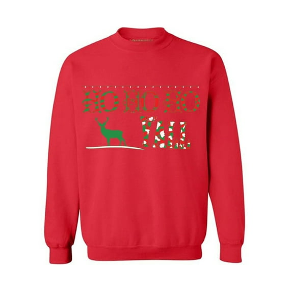 Christmas Sweatshirt Ho Ho Ho Yall Christmas sweater Holiday sweatshirt for men womens Christmas sweaters Ho Ho Ho Yall Merry Christmas Xmas Gifts