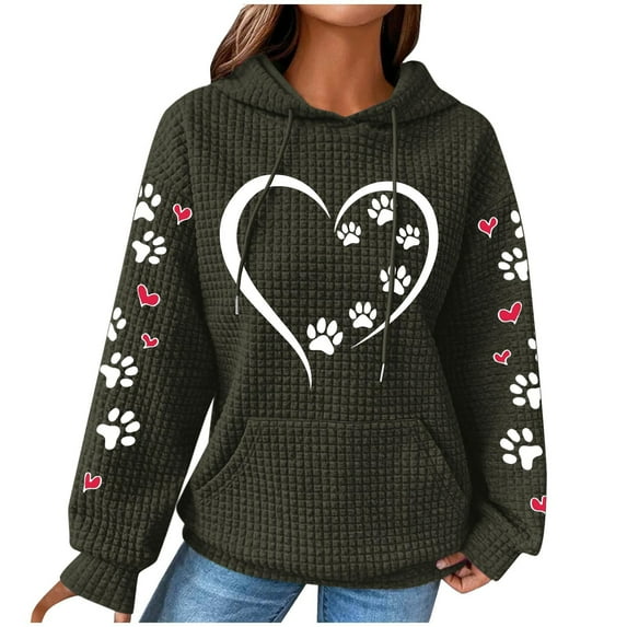 Ugly Christmas Sweatshirt Women's Hoodies Womens Winter Sweaters Clearance Plus Size Long Sleeve Tops Crewneck Sweatshirt Fashionable Women's Printed Pullover Round Neck Top