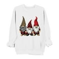 thumbnail image 1 of Ugly Christmas Sweatshirt for Women Long Sleeve Xmas Graphic Shirts Loose Holiday Gift Pullover Tops, M White, 1 of 6