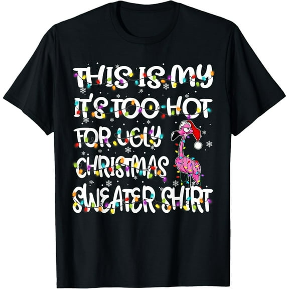 Christmas T-Shirt for Men Party Holiday Graphic Tee