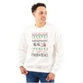thumbnail image 1 of Ugly Christmas Tinsel in a Tangle Sweatshirt for Men or Women Brisco Brands L, 1 of 6