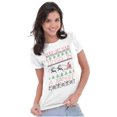 thumbnail image 1 of Ugly Christmas Tinsel in a Tangle Womens Fitted Plus Size Graphic Tee Brisco Brands 3X, 1 of 5