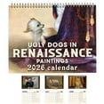 thumbnail image 1 of Ugly Dogs in Renaissance Paintings 2026 Calendar, 12 Month Vintage Medieval Animal Wall Art Calendar, Funny Vintage Dog Wall Calendars for Dog Lovers, Perfect for Home & Office, 1 of 9