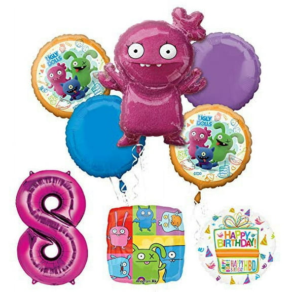Ugly Dolls 8th Birthday Party Supplies Balloon Bouquet Decorations