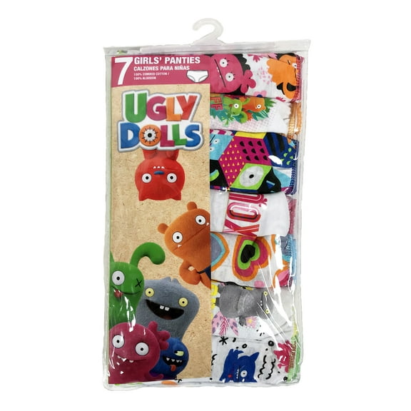 Ugly Dolls, Girls Underwear, 7 Pack Panties (Little Girls & Big Girls)