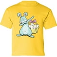 thumbnail image 1 of Easter Shirt - Dabbing Easter Bunny Graphic Tee for Kids Boys Girls XS S M L XL, 1 of 2
