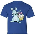 thumbnail image 1 of Easter Shirt - Dabbing Easter Bunny Graphic Tee for Kids Boys Girls XS S M L XL, 1 of 2