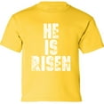 thumbnail image 1 of Ugly Easter Shirt - He is Risen White Graphic Tee for Kids Boys Girls XS S M L XL, 1 of 2